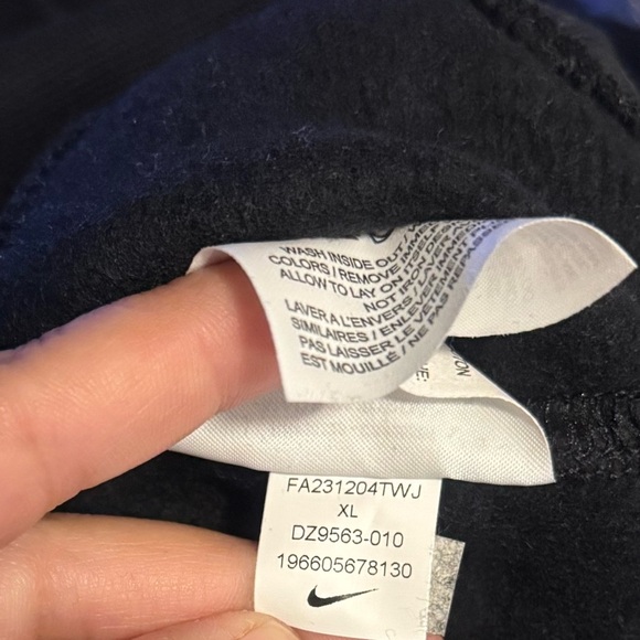 Nike Black New York Jets 2023 NFL Crucial Catch Club Pullover Hoodie - Picture 8 of 8